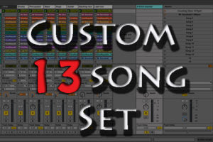 13 Song Custom Backing Track set in Ableton Live 9.7 & higher or as Stem Packs