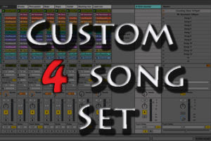 4 Song Custom Backing Track set in Ableton Live 9.7 & higher or as Stem Packs