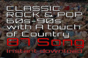 CLASSIC ROCK & POP 60s-90s with A touch of Country ABLETON 87 Song Instant Download