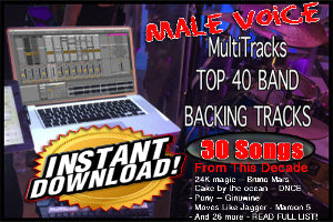 30 Song Male Top 40 – This Decade – Instant Download – ABLETON BACKING TRACKS