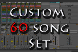 60 Song Custom Backing Track set in Ableton Live 9.7 & higher or as Stem Packs