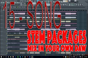 Previously Made Backing Tracks DAW Stems Sets 2200+ Songs