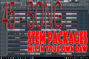 Previously Made Backing Tracks DAW Stems Sets 2200+ Songs