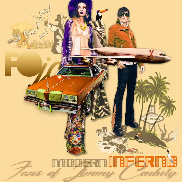 Autographed Hard Copy CD of Fans of Jimmy Century’s “Modern Inferno”