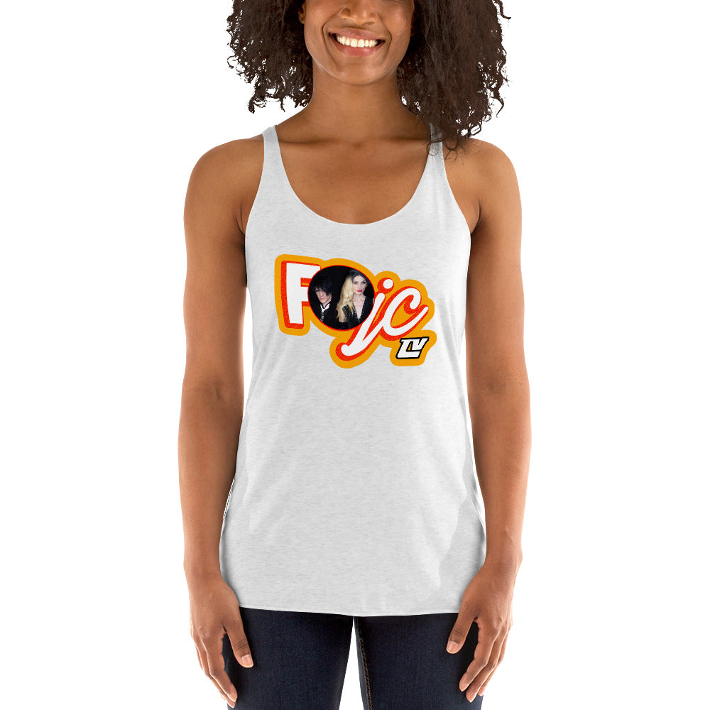 FOJCtv with Photo - Women's Racerback Tank