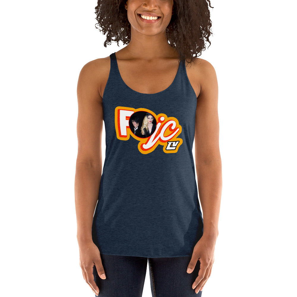 FOJCtv with Photo - Women's Racerback Tank