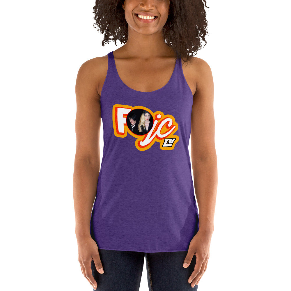 FOJCtv with Photo - Women's Racerback Tank