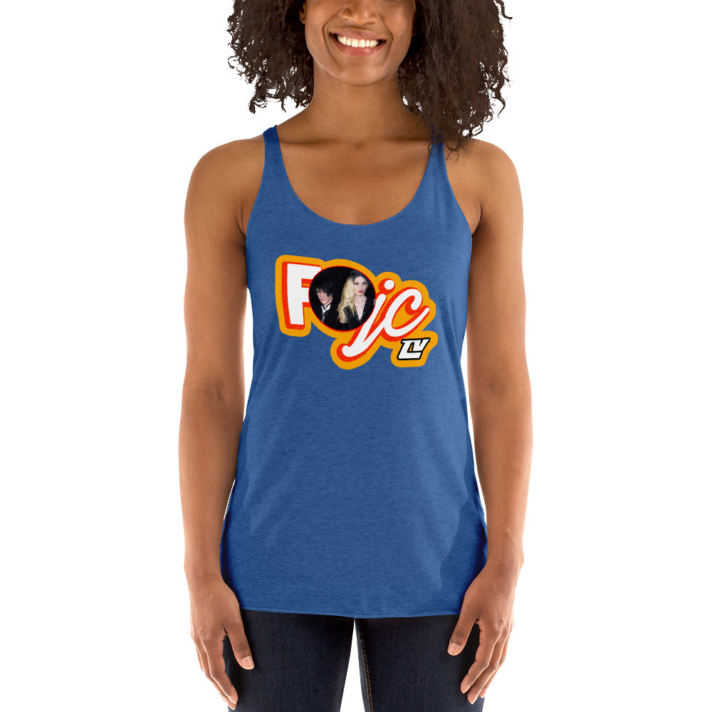 FOJCtv with Photo - Women's Racerback Tank