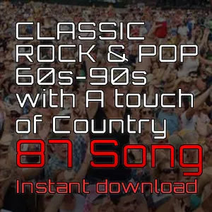 CLASSIC ROCK & POP 60s-90s with A touch of Country ABLETON 87 Song Instant Download