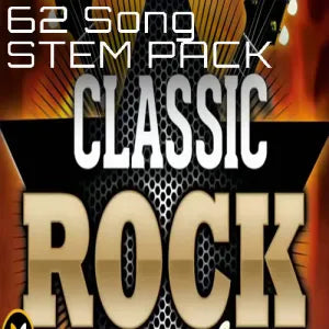 Classic Rock Backing Track Stem Pack 62 Songs INSTANT DOWNLOAD