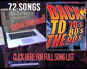 72 songs 70s - 90s ABLETON BACKING TRACKS - Instant Download