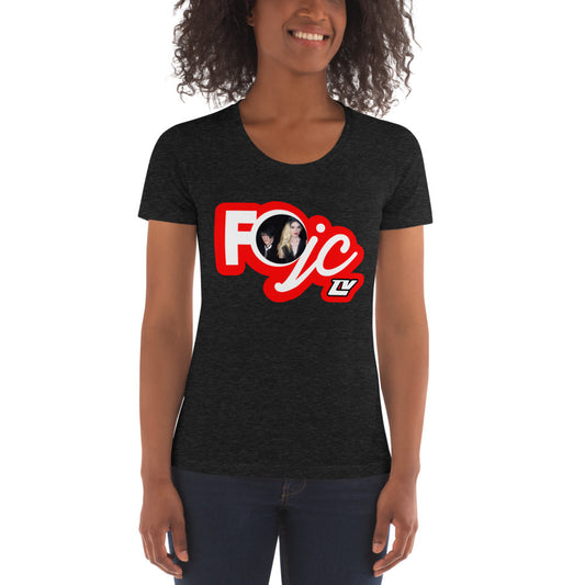 FOJCtv with Photo - Women's Crew Neck T-shirt